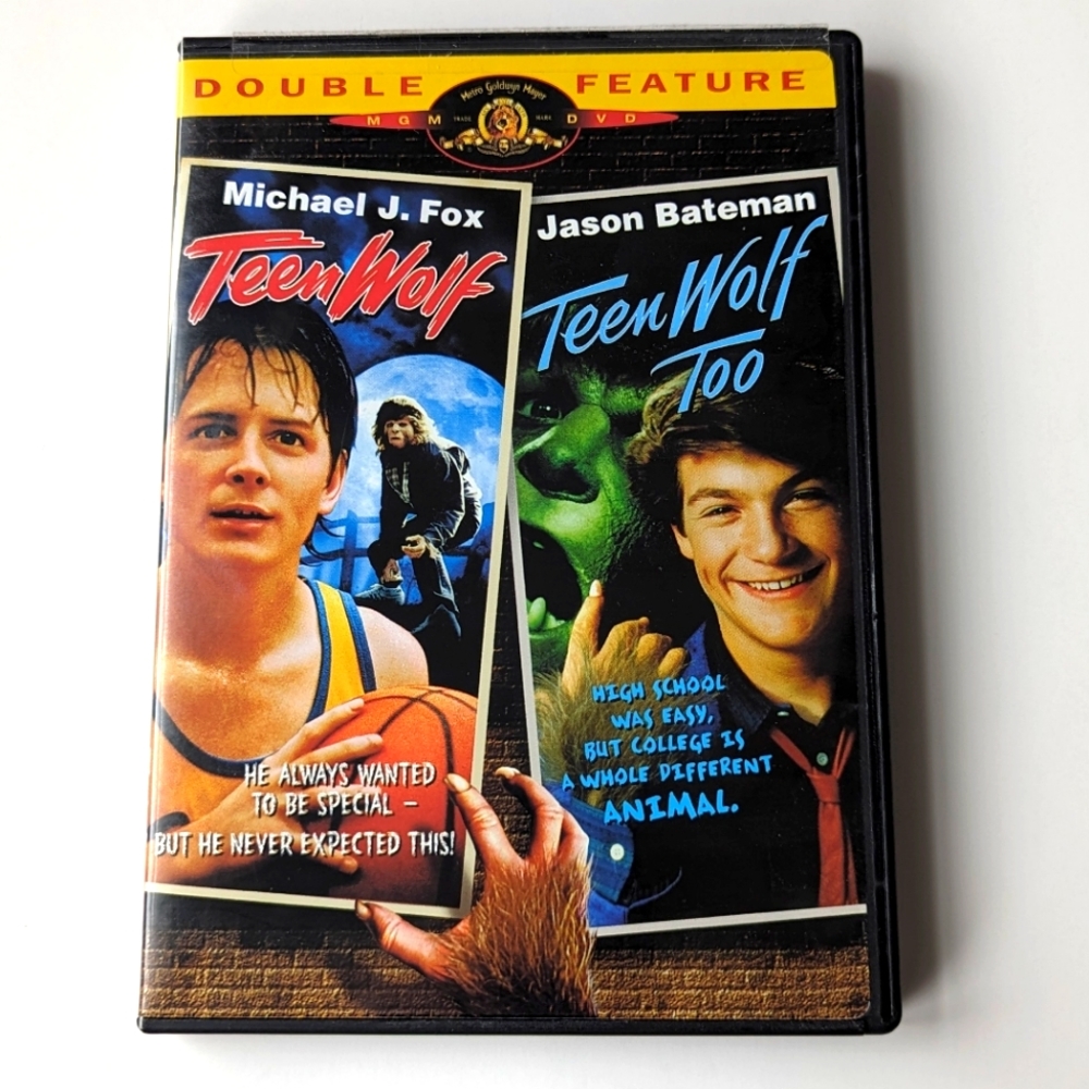 2/$15 Teen Wolf Teen Wolf Too Double Feature DVD 2002 Michael J Fox